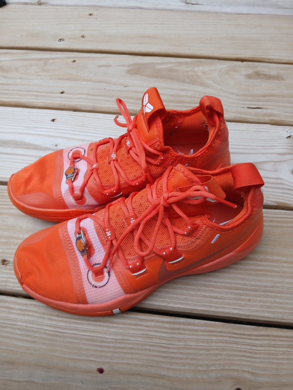 Nike Men's Bright Orange Athletic Shoes